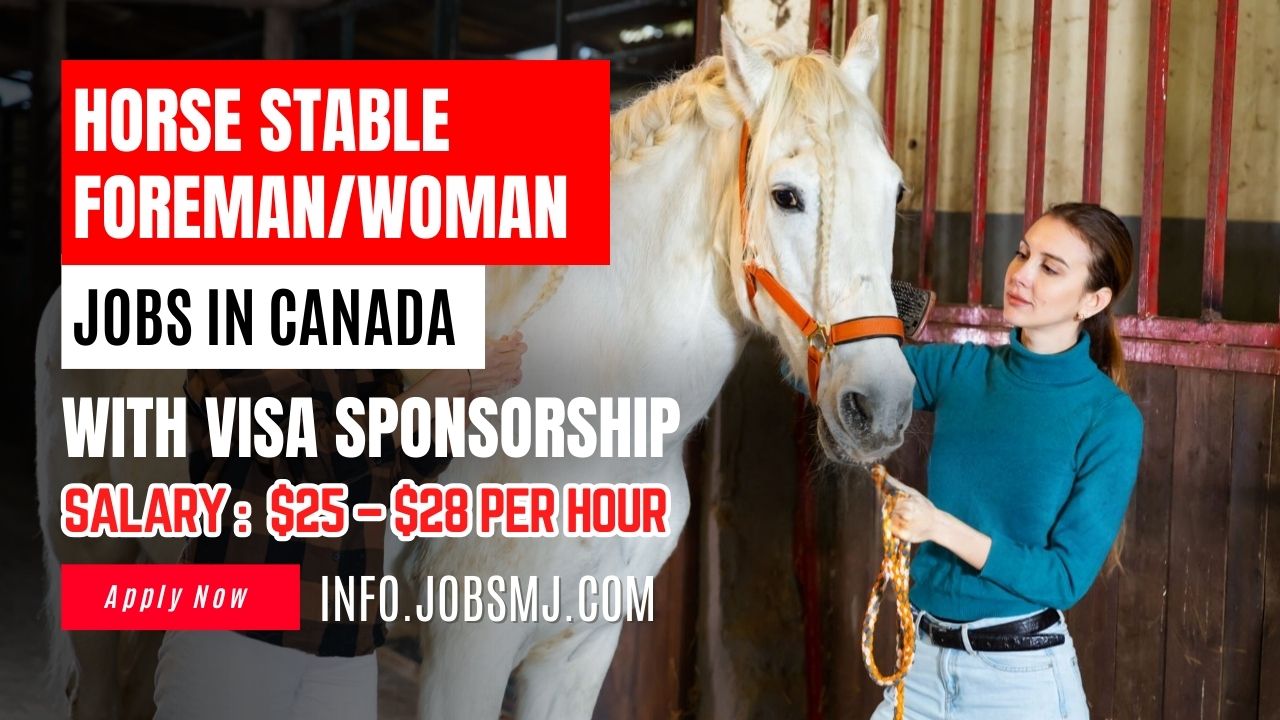 Horse Stable Foreman/Woman Jobs in Canada